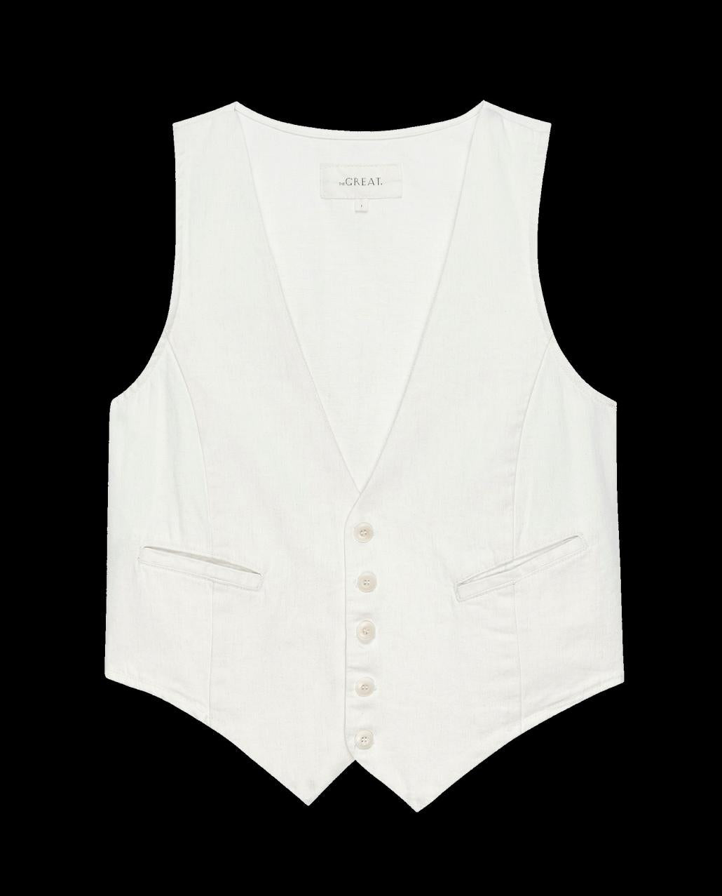 The Great. Tops | The Suit Vest. Natural Hemp - Women