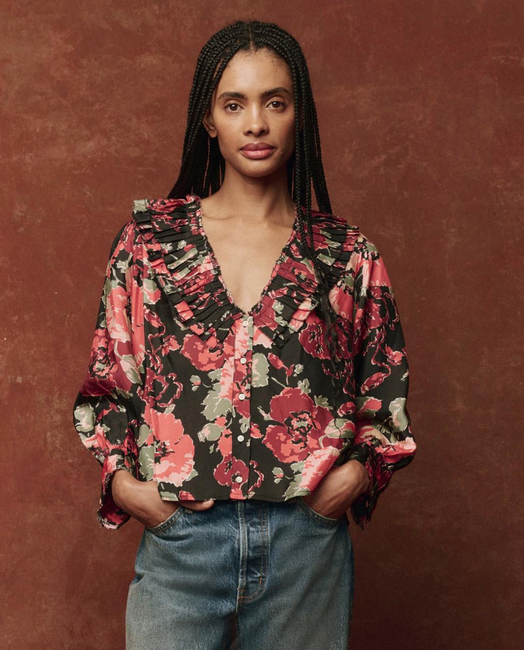 The Great. Tops | The Symphony Top. Charming Rose - Women