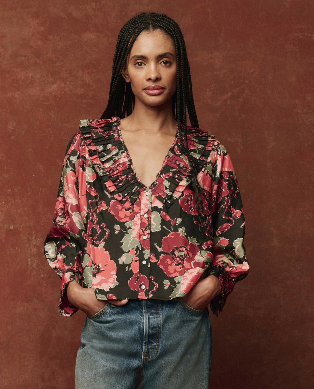 The Great. Tops | The Symphony Top. Charming Rose - Women