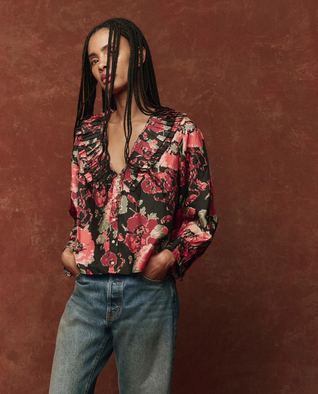 The Great. Tops | The Symphony Top. Charming Rose - Women