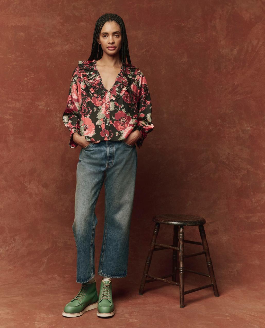 The Great. Tops | The Symphony Top. Charming Rose - Women