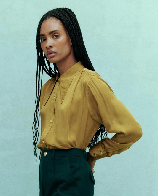 The Great. Tops | The Theater Top. Gold Leaf - Women