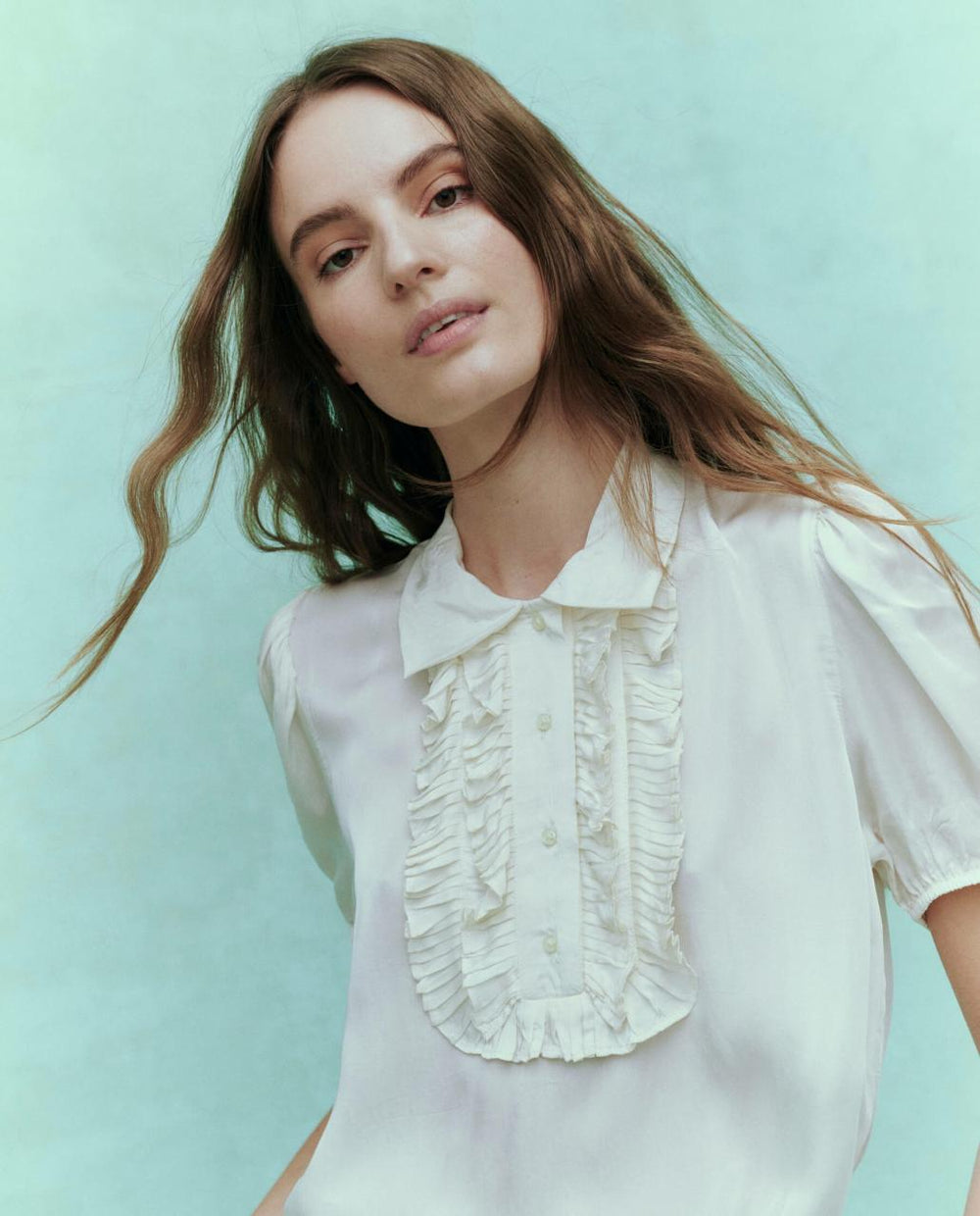 The Great. Tops | The Tribute Top. White - Women