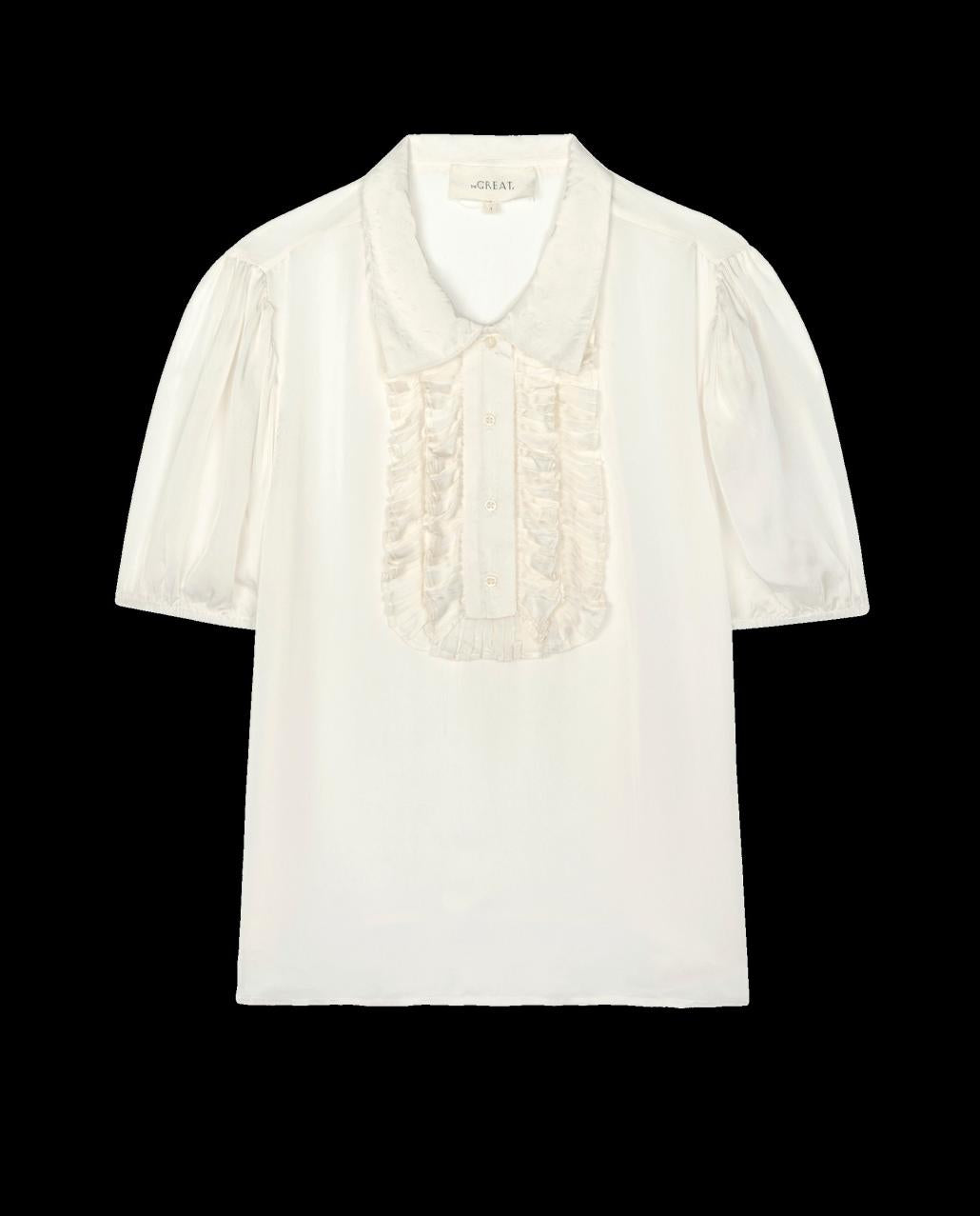 The Great. Tops | The Tribute Top. White - Women
