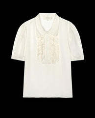 The Great. Tops | The Tribute Top. White - Women