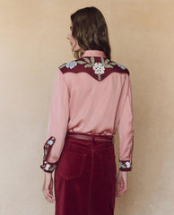 The Great. Tops | The Western Heritage Shirt. Dried Rose - Women
