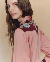 The Great. Tops | The Western Heritage Shirt. Dried Rose - Women
