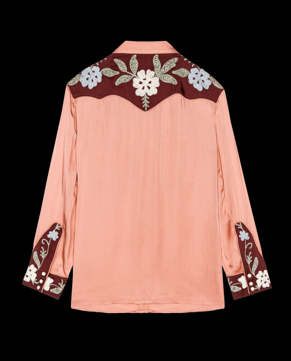 The Great. Tops | The Western Heritage Shirt. Dried Rose - Women